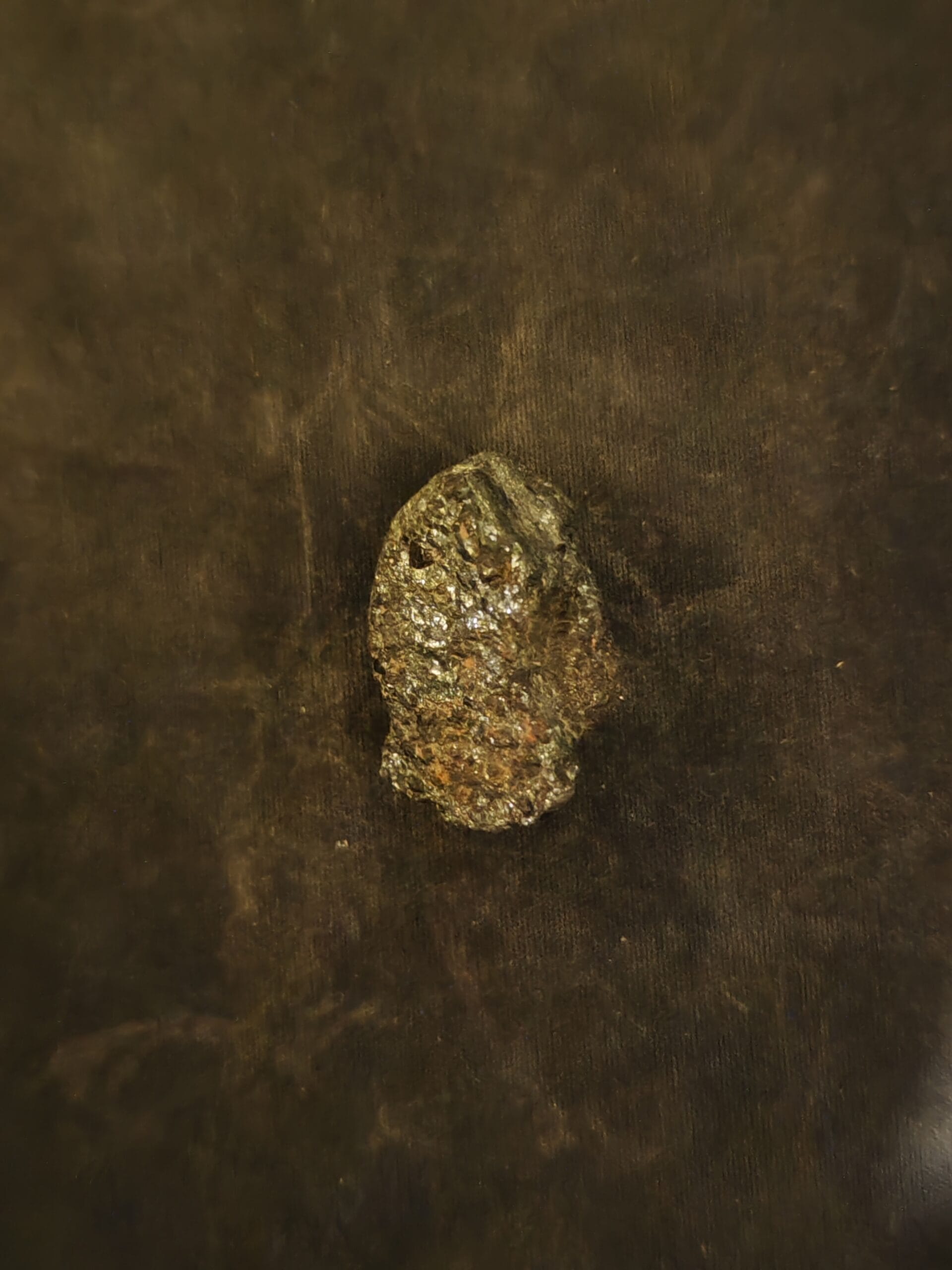 cosmic iron meteorite fragment STM-001 authentic space metal