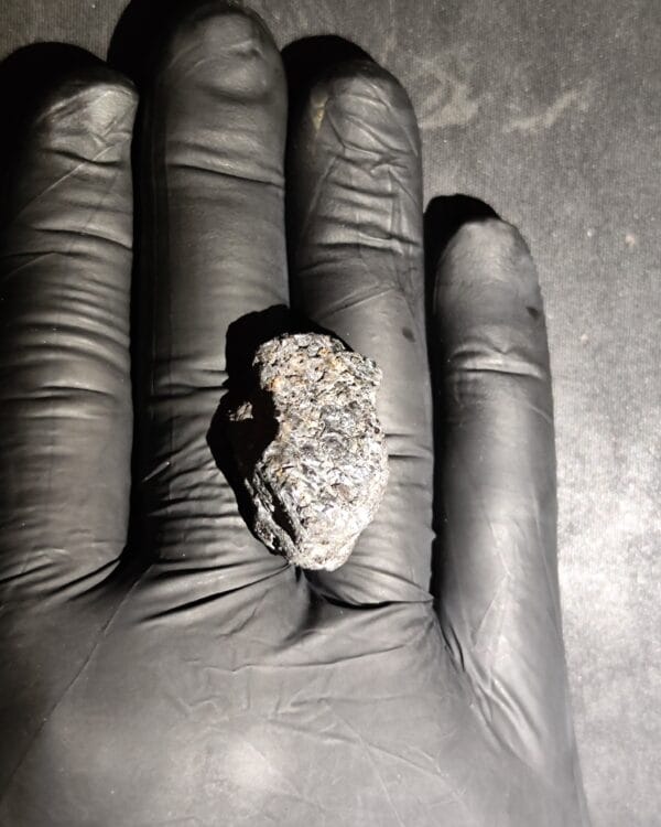 cosmic iron meteorite fragment STM-001 authentic space metal